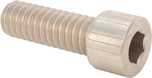 Temizlenmiş ve Torbalı 18-8 Paslanmaz Çelik Soket Başlı Vida, Yüksek Vakum için, 1/4"-20 Diş Boyutu, 3/4" Uzunluk