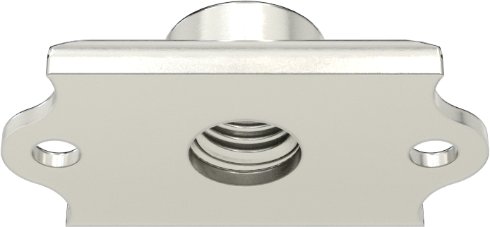 Perçin Montaj Somunu, Kadmiyum Kaplı Karbon Çelik, 3/8"-24 Diş Boyutu, MS21059L6
