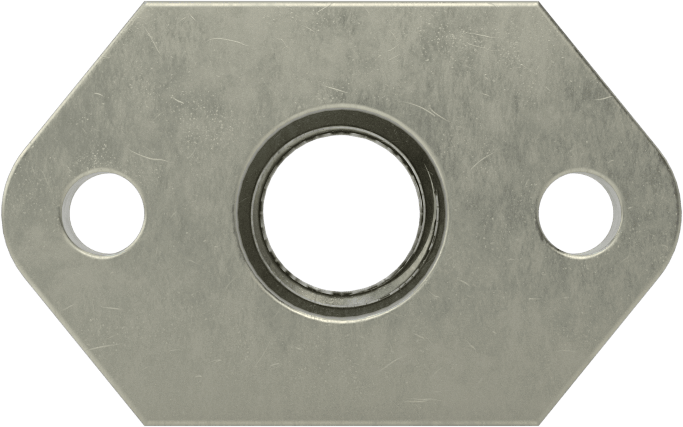 Perçin Montaj Somunu, Çelik, 1/4"-28 Diş Boyutu, MS21075-4N