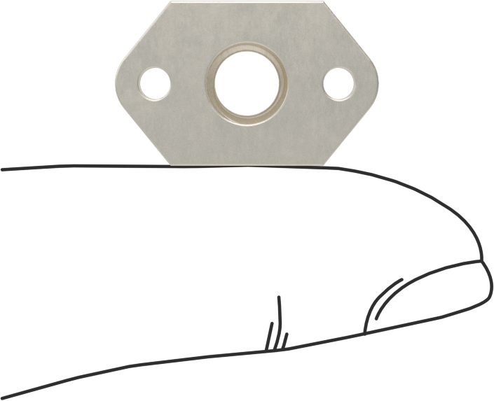 Perçin Montaj Somunu, A286 Paslanmaz Çelik, 1/4"-28 Diş Boyutu, MS21076L4N