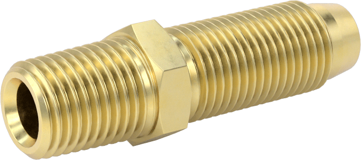 Hava ve Su için Vidalı Hortum Bağlantı Elemanları, Pirinç Adaptör, 3/8" Hortum İç Çapı için, 1/4 BSPT Erkek