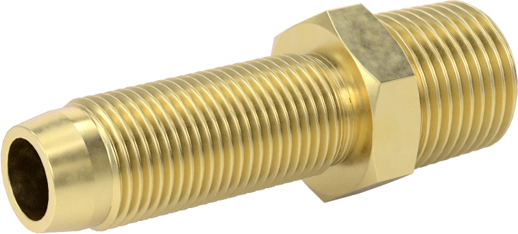 Hava ve Su için Vidalı Hortum Bağlantı Elemanları, Pirinç Adaptör, 1/2" Hortum İç Çapı için, 1/2 BSPT Erkek