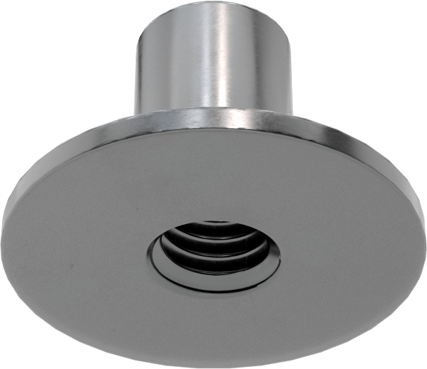 18-8 Paslanmaz Çelik Yuvarlak Tabanlı Kaynak Somunları, M6 x 1 mm Diş Boyutu