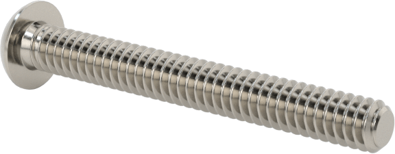 Düğme Başlı Torx Vidaları, 18-8 Paslanmaz Çelik, 0-80 Diş, 1/2" Uzunluk