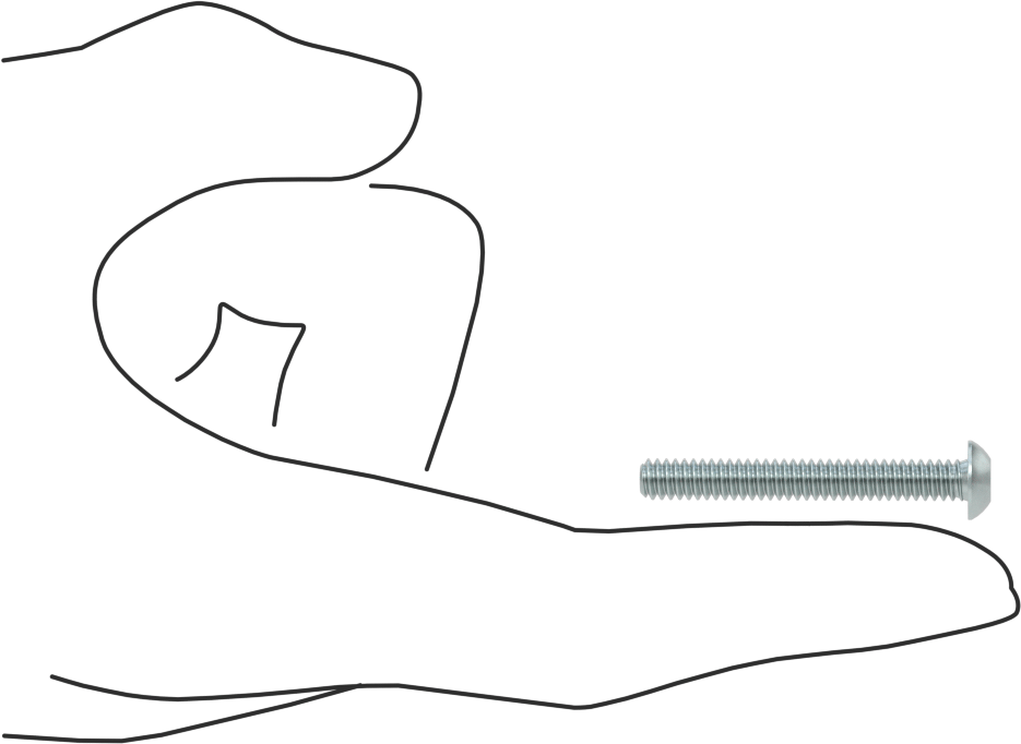 Düğme Başlı Torx Vidaları, Çinko Kaplı Çelik, 10-24 Diş Boyutu, 1-1/2" Uzunluk