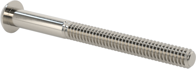 Düğme Başlı Torx Vidaları, 18-8 Paslanmaz Çelik, 2-56 Diş, 1" Uzunluk