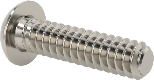 Düğme Başlı Torx Vidaları, Paslanmaz Çelik, 00-90 Diş Boyutu, 3/16" Uzunluk