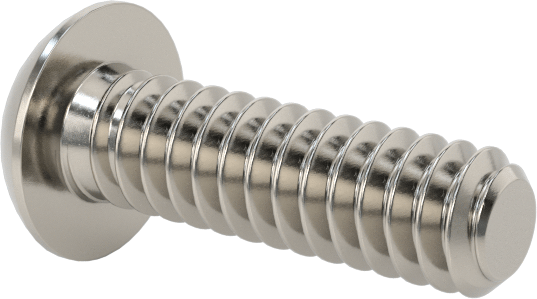 Düğme Başlı Torx Vidaları, Paslanmaz Çelik, 4-40 Diş Boyutu, 3/8" Uzunluk