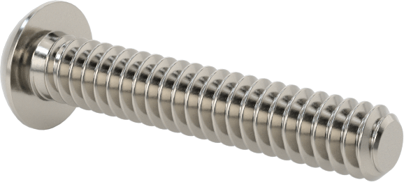 Düğme Başlı Torx Vidaları, 18-8 Paslanmaz Çelik, 4-40 Diş, 5/8" Uzunluk