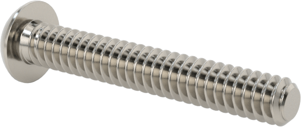 Düğme Başlı Torx Vidaları, 18-8 Paslanmaz Çelik, 4-40 Diş, 3/4" Uzunluk