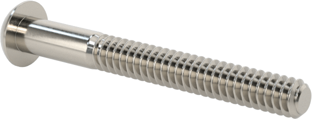 Düğme Başlı Torx Vidaları, 18-8 Paslanmaz Çelik, 4-40 Diş, 1" Uzunluk