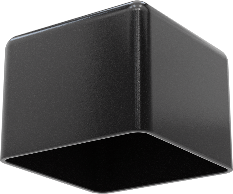 Kare Kapaklar, 2“ Uzunluk x 2” Genişlik Dış için, 1-1/2" İç Yükseklik