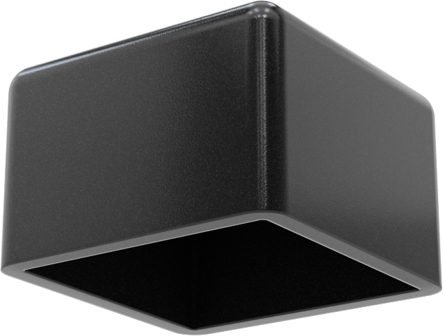 Kare Kapaklar, 3/4“ uzunluk x 3/4” dış genişlik için, 1/2" İç Yükseklik