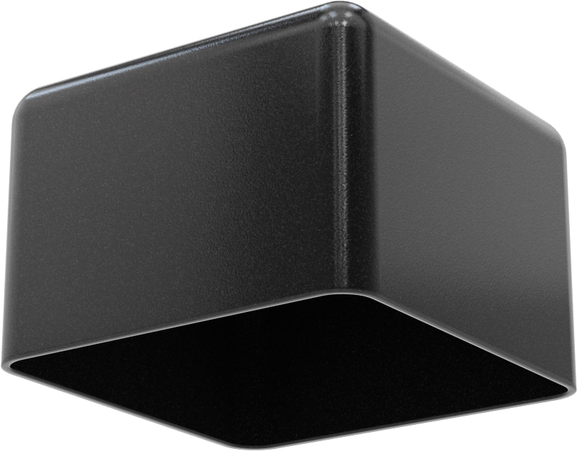 Kare Kapaklar, 3“ Uzunluk x 3” Genişlik Dış için, 2" İç Yükseklik