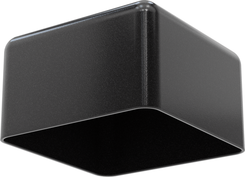 Kare Kapaklar, 3-1/2“ Uzunluk x 3-1/2” Genişlik Dış Çap için, 2" İç Yükseklik