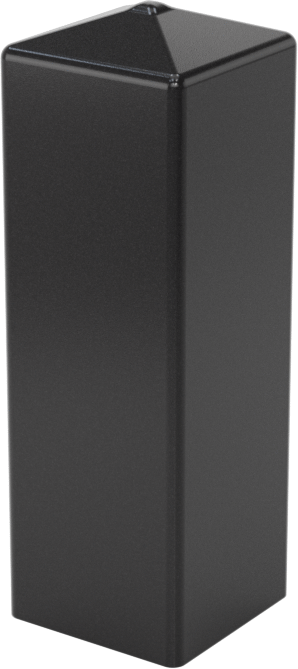 Kare Kapaklar, 1/4“ Uzunluk x 1/4” Dış Genişlik için, 1" İç Yükseklik