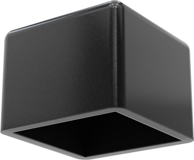 Kare Kapaklar, 5/8“ Uzunluk x 5/8” Genişlik Dış Çap için, 1/2" İç Yükseklik