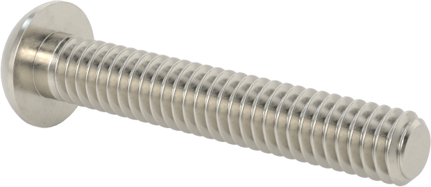 Yüksek Mukavemetli A286 Paslanmaz Çelik Düğme Başlı Torx Vida, 8-32 Diş, 1" Uzunluk