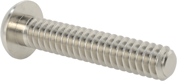 Yüksek Mukavemetli A286 Paslanmaz Çelik Düğme Başlı Torx Vida, 10-24 Diş, 1" Uzunluk