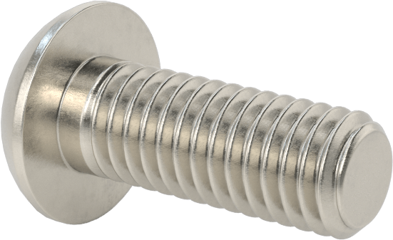 Yüksek Mukavemetli A286 Paslanmaz Çelik Düğme Başlı Torx Vida, 10-32 Diş, 1/2" Uzunluk