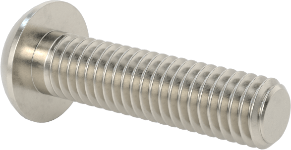 Yüksek Mukavemetli A286 Paslanmaz Çelik Düğme Başlı Torx Vida, 10-32 Diş, 3/4" Uzunluk