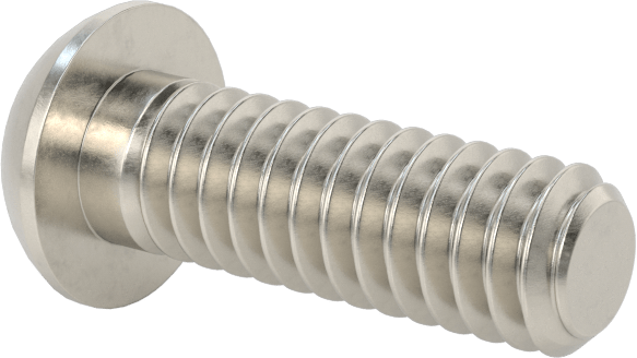 Yüksek Mukavemetli A286 Paslanmaz Çelik Düğme Başlı Torx Vida, 1/4"-20 Diş, 3/4" Uzunluk