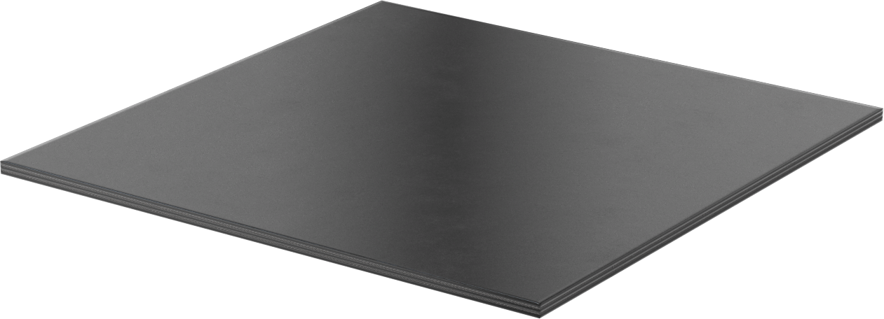 Kumaş Takviyeli Aşınmaya Dayanıklı SBR Kauçuk, Yüksek Mukavemetli, 12“ x 12” x 1/4" Levha