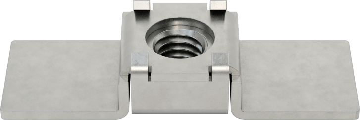 Hizalama Kaynak Somunu, Çelik Somun ve Tutucu, M6 x 1 mm Diş Boyutu
