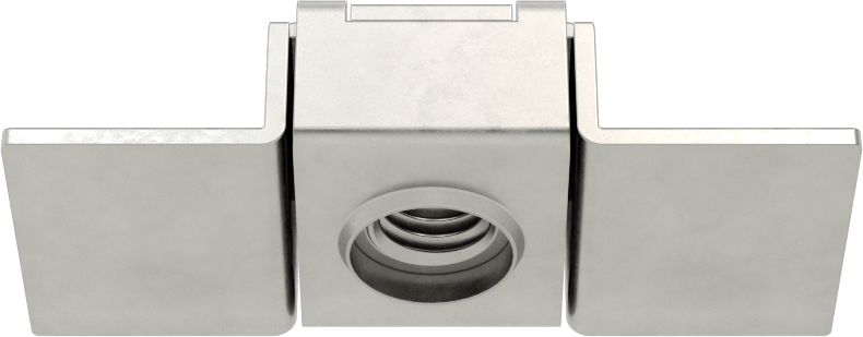 Hizalama Kaynak Somunu, Çelik Somun ve Tutucu, M8 x 1,25 mm Diş Boyutu