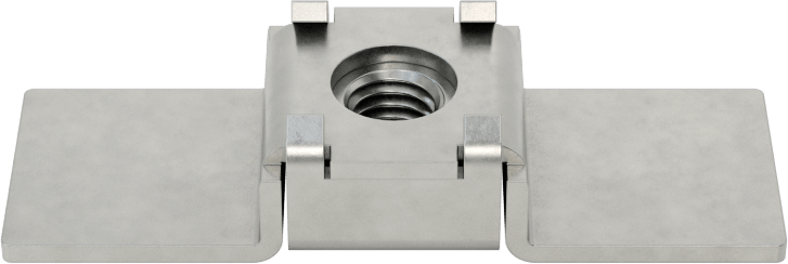Hizalama Kaynak Somunu, Çelik Somun ve Tutucu, M5 x 0,8 mm Diş Boyutu