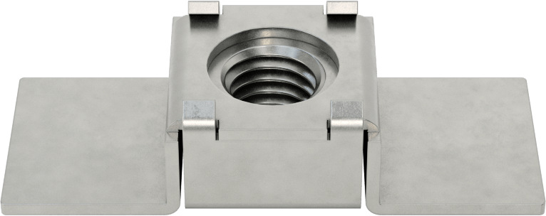 Hizalama Kaynak Somunu, Çelik Somun ve Tutucu, M10 x 1,5 mm Diş Boyutu