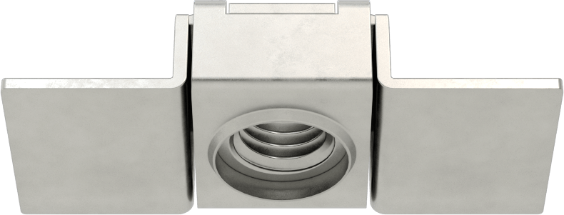 Hizalama Kaynak Somunu, Çelik Somun ve Tutucu, M10 x 1,5 mm Diş Boyutu