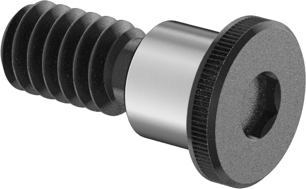 Ultra Düşük Profilli Omuz Vidası, 5/16" Omuz Çapı, 1/4" Omuz Uzunluğu, 1/4"-20 Diş