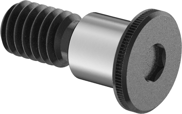 Ultra Düşük Profilli Omuz Vidası, 3/8" Omuz Çapı, 3/8" Omuz Uzunluğu, 5/16"-18 Diş