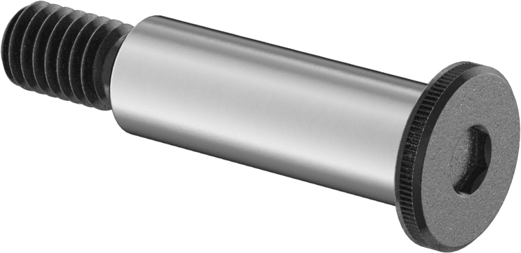 Ultra Düşük Profilli Omuz Vidası, 1/2" Omuz Çapı, 1-1/2" Omuz Uzunluğu, 3/8"-16 Diş