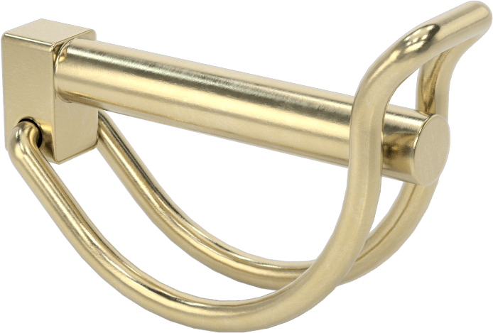 Teleskopik Boru için Tel Tutucu Uç Klipsi, 1-3/8" Boru Dış Çapı için, 1/4" Çap