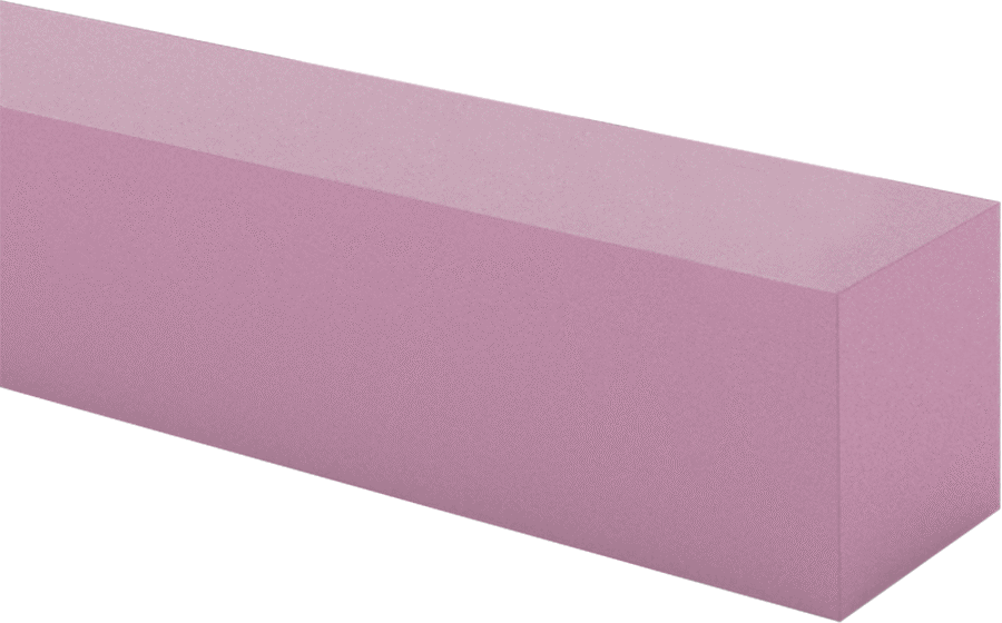 Kaba Taş, Düz Kare, 150 Kum, 6 inç Uzunluk, 1/2" Genişlik, 1/2" Kalınlık
