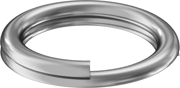18-8 Paslanmaz Çelik Yarı Halka, 1/4" OD, 3/16" ID