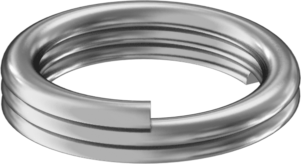 18-8 Paslanmaz Çelik Yarı Halka, 3/8" OD, 9/32" ID