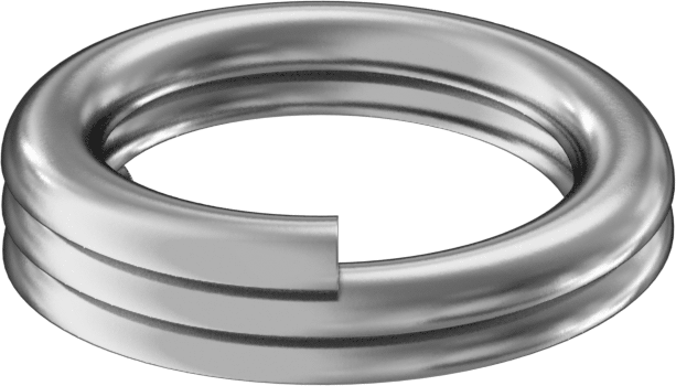 18-8 Paslanmaz Çelik Yarı Halka, 5/8" OD