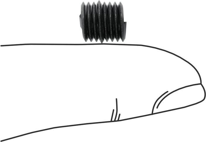 Yağlanmış 18-8 Paslanmaz Çelik Helisel Ek Parça, M6 x 1 mm Diş Boyutu, 9 mm Takılı Uzunluk