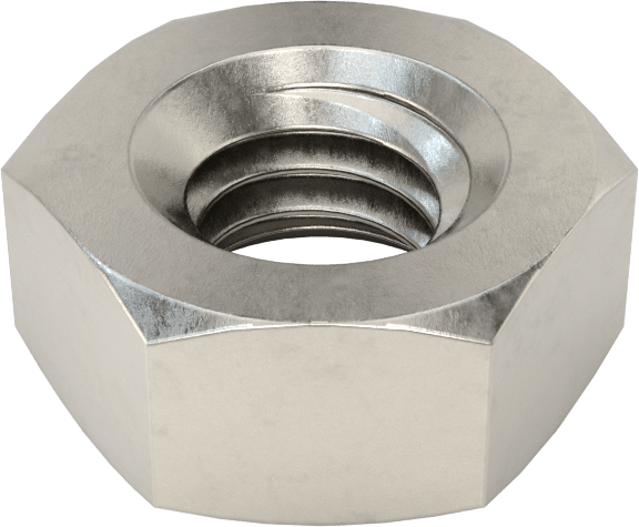 18-8 Paslanmaz Çelik JIS Altıgen Somunlar, M4 x 0,7 mm Diş Boyutu