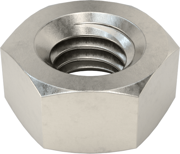 18-8 Paslanmaz Çelik JIS Altıgen Somunlar, M6 x 1 mm Diş Boyutu