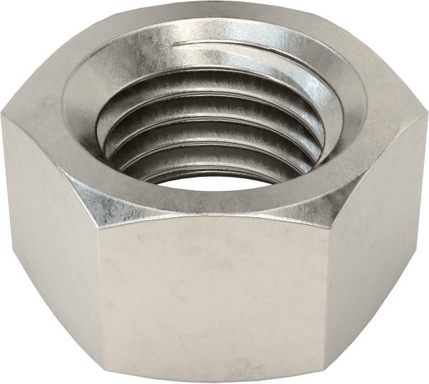 18-8 Paslanmaz Çelik JIS Altıgen Somunlar, M10 x 1,25 mm Diş Boyutu