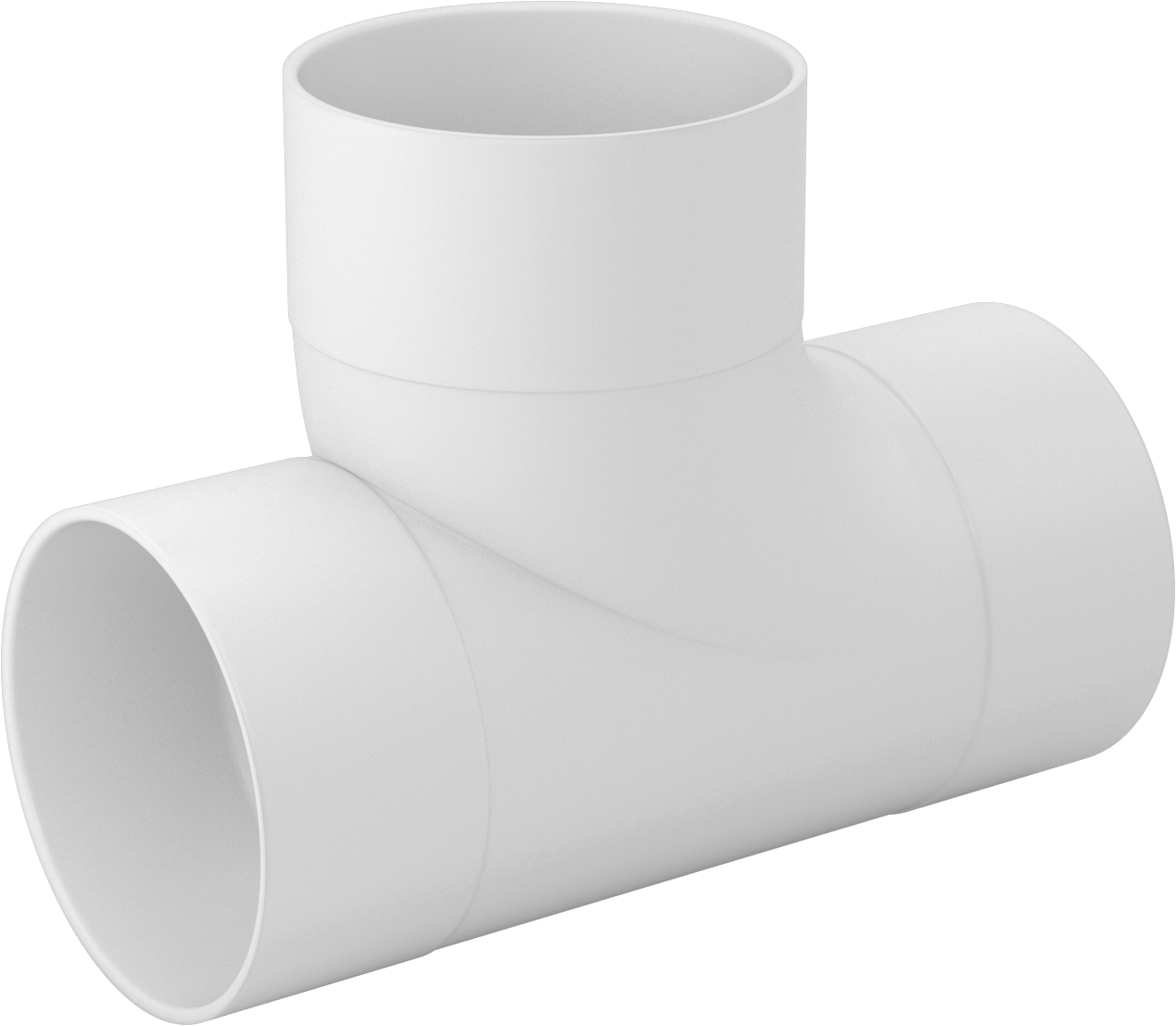 Drenaj için Yeraltı PVC Bağlantı Parçası, Atık ve Havalandırma, Ofset T, Anma Ölçüsü 6, 6-9/32" Boru Dış Çapı için, Dişli Soket