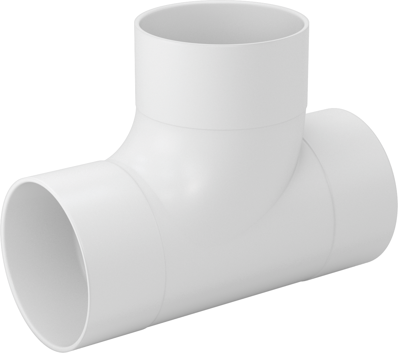 Drenaj için Yeraltı PVC Bağlantı Parçası, Atık ve Havalandırma, Ofset T, Anma Ölçüsü 6, 6-9/32" Boru Dış Çapı için, Dişli Soket