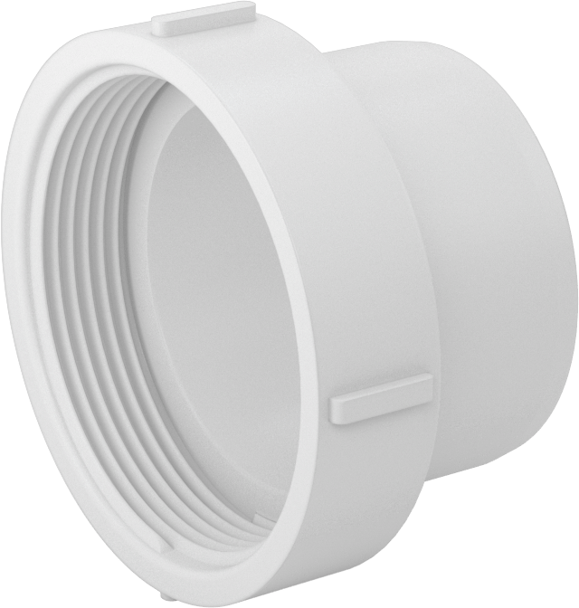 Drenaj için Yeraltı PVC Bağlantı Parçası, Atık ve Havalandırma, Adaptör, 3 NPT Dişi, 3-1/4" Boru Dış Çapı için, Erkek Soket