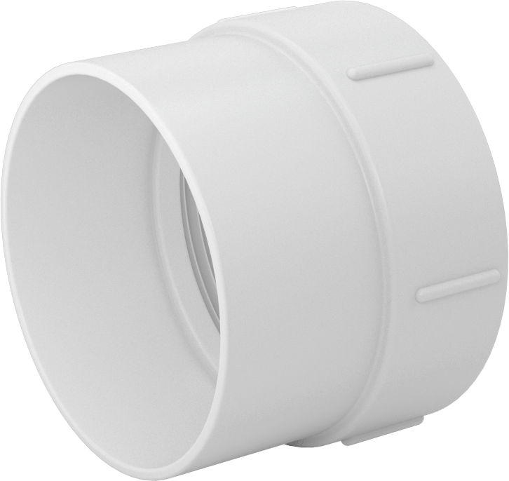 Drenaj için Yeraltı PVC Bağlantı Parçası, Atık ve Havalandırma, Düz Adaptör, 3 NPT Dişi x Soket Bağlantı Dişi