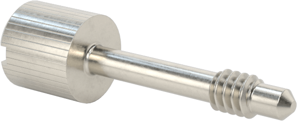 Başparmak Vidalı Başlı Sabit Panel Vidası, 4-40 Diş Boyutu, 5/8" Uzunluk