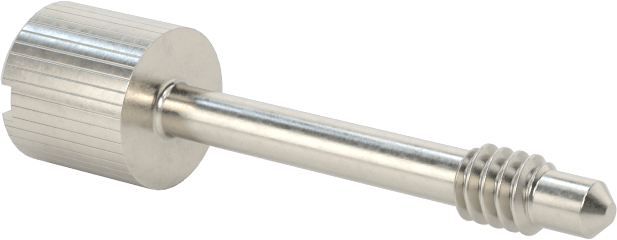 Başparmak Vidalı Başlı Sabit Panel Vidası, 4-40 Diş Boyutu, 3/4" Uzunluk